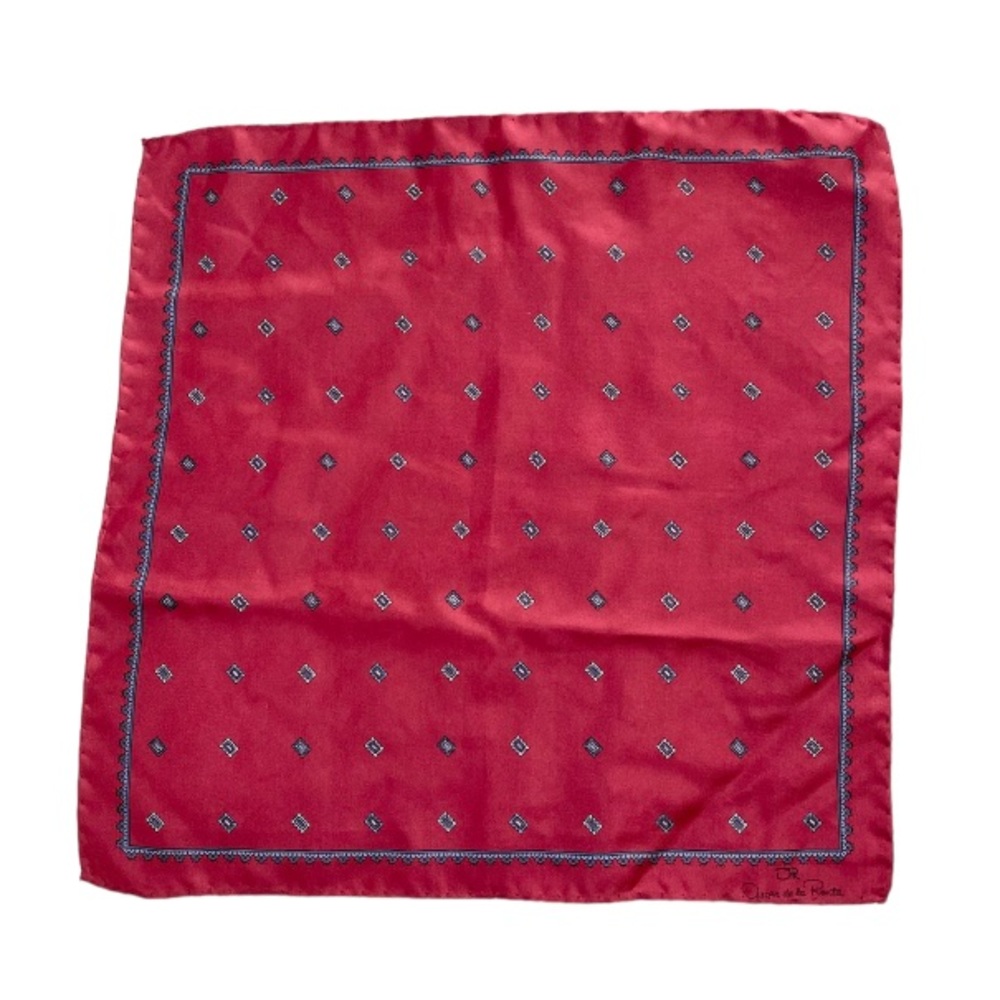Oscar De LaRenta Silk Pocket Square